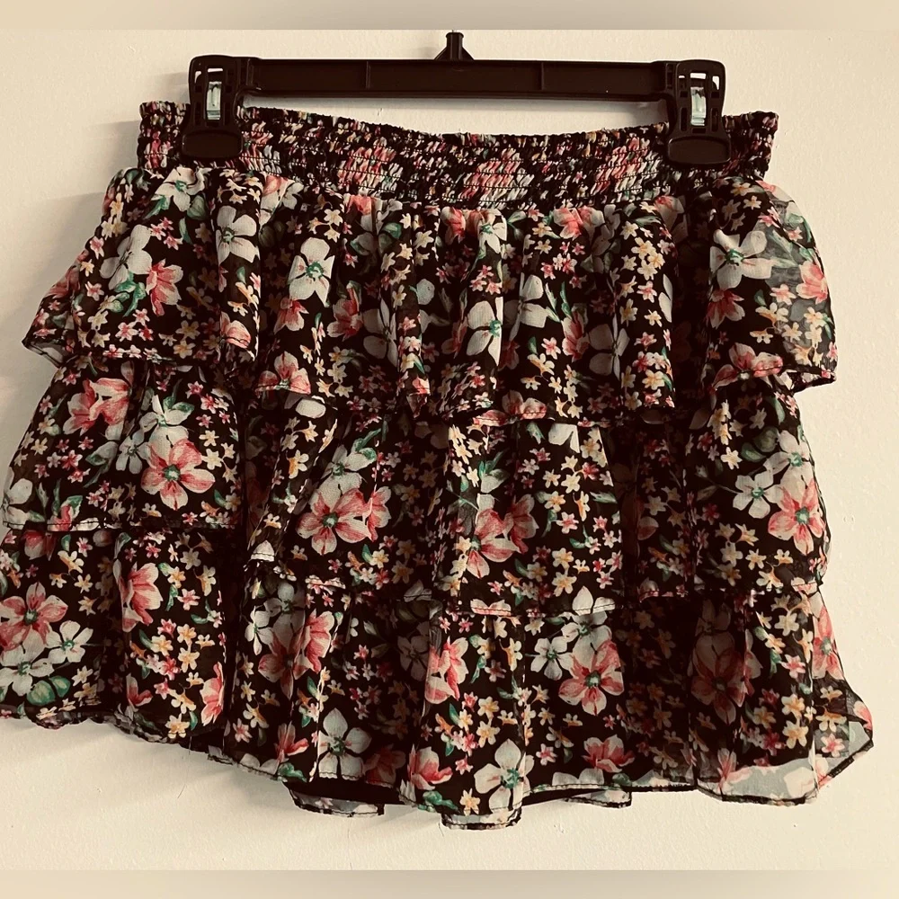 Girl’s Floral/Tiered Skort, Size 16, by Justice